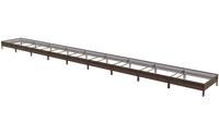 Удачная грядка длина 9 метров ширина 0.8 метра высота 20 см 8017 шоколадно-коричневый