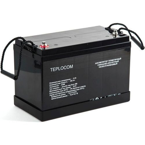 Аккумуляторная батарея для ИБП БАСТИОН Teplocom 12В, 100Ач [437]