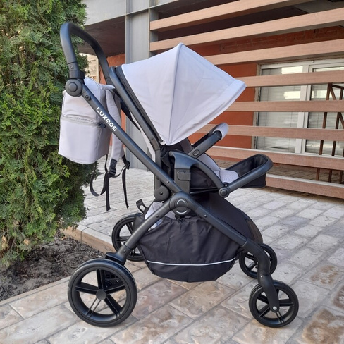 Детская прогулочная коляска Luxmom K92 цвет серый