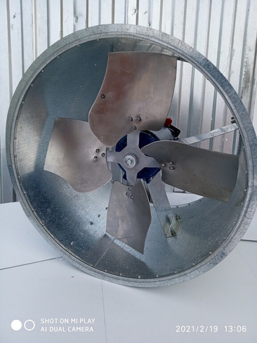 Вентилятор утепленный осевой промышленный башенный ВОБУ-7,0