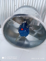 Вентилятор осевой промышленный башенный утепленный ВОБУ-7,0