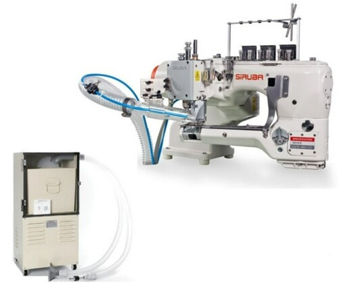 Плоскошовная швейная машина Siruba D007S-460-02H-ET/AW2W/HS-AW2-A (+ серводвигатель) (флэтлок)