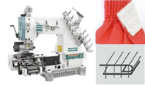 Многоигольная прямострочная швейная машина Siruba VC008-04095P/VWLB/FH/DVU1-0