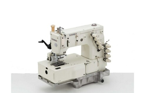 Многоигольная прямострочная швейная машина Kansai Special DFB-1404PSF 1/4-1-1/4 (6,4-2,54-6,4)
