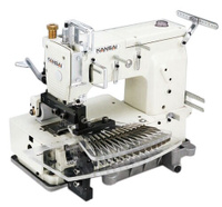 Многоигольная прямострочная швейная машина Kansai Special DFB-1412PTV 1/4" (6,4)