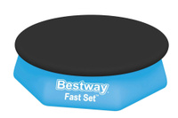 Тент для бассейнов с надувным бортом Bestway Fast Set Pools 244 см