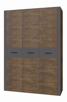 Шкаф для одежды ШР-3 (без зеркал) "Куба" Bravo мебель