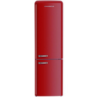 Холодильник двухкамерный MAUNFELD MFF186NFRR красный