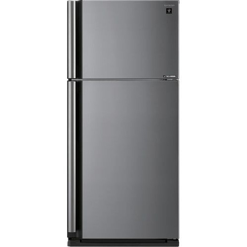 Холодильник двухкамерный Sharp SJ-XE55PMSL серебристый