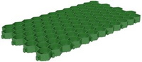Решетка газонная Gidrolica Eco Standart РГ-70.40.3, 2 - пластиковая зеленая