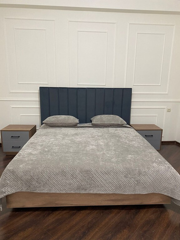 Спальня Бруклин кровать 1,8 м, шкаф 5 створчатый, цвет графит
