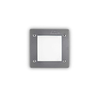 Уличный встраиваемый светильник Ideal Lux LETI PT1 SQUARE GRIGIO 096599