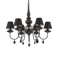 Люстра Ideal Lux BLANCHE SP6 NERO 111872