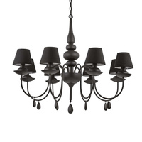 Люстра Ideal Lux BLANCHE SP8 NERO 111896