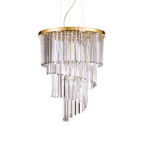 Люстра Ideal Lux CARLTON SP12 ORO 213521