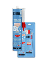 Клей монтажный каучуковый бежевый "KUDO"Быстрой фиксации, картридж 300мл.