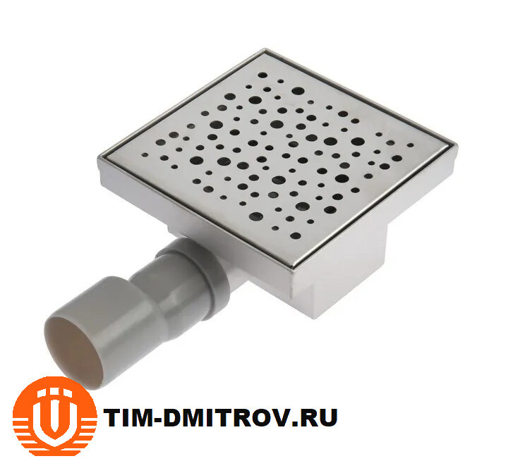 Трап металлический 150х150 мм с боковым выпуском TIM BAD411502 от ...