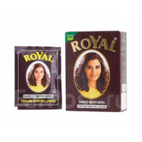Хна для волос Royal Darkest Brown/ Темно-коричневая, 6X10 гр. Хемани Royal darkest brown