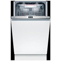 Встраиваемая посудомоечная машина Bosch SPV6ZMX23E, узкая, ширина 44.8см, полновстраиваемая, загрузка 10 комплектов