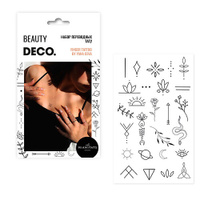 DECO. Набор татуировок для тела by Miami tattoos (Finger tattoo) Наклейки для тела