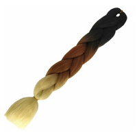 Канекалон коса 60 см, 3 цвета: черный, каштановый, блонд Happy Pirate