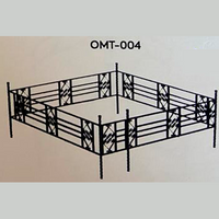 Оградка ритуальная эконом ОМТ 004