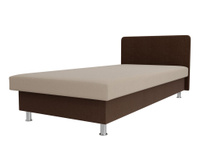Кровать Мальта, рогожка, бежевый, коричневый M-lion мебель
