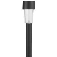 Светильник грунтовый свд на солнечной батарее пластик/стекло черный 330мм IP44 Вип Маркет