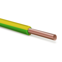 ПуВнг(A)-LS 10 медь желто-зеленый провод /(100м) ККЗ Калужский кабельный завод