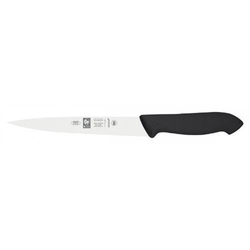 Нож рыбный филейный 180/300мм черный HoReCa Icel | 28100.HR08000.180