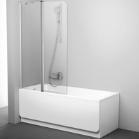 Шторка для ванны (100х150) L Ravak Chrome CVS2-100 Transparent 7QLA0U00Z1