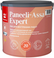 TIKKURILA Paneeli Assa Expert EP лак колеруемый для стен и потолков акриловый полуматовый (2,7л)