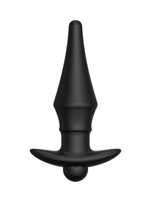 Анальная пробка с вибрацией №08 Cone-shaped butt plug от Erozon, 11 см