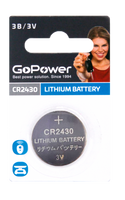 Элемент питания CR 2430 GoPower BL-1