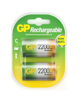 Аккумулятор R14 (C) 1.2V, 2200 mAh Ni-Mh GP