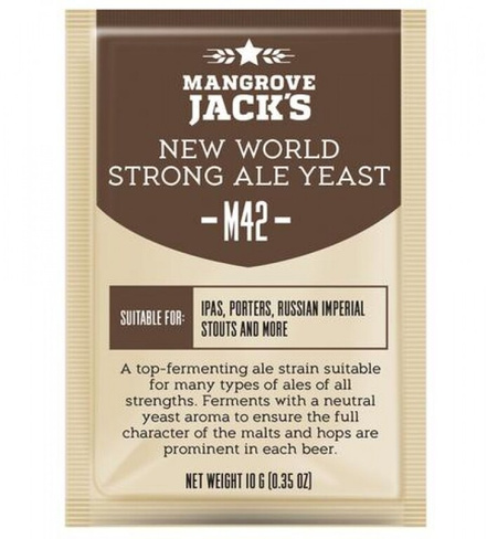 Дрожжи Mangrove Jack's New World Strong Ale M42, 10г