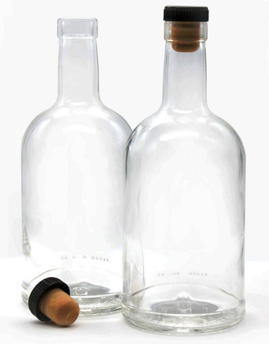 Бутылка Домашняя 0,5л с пробкой (15шт)