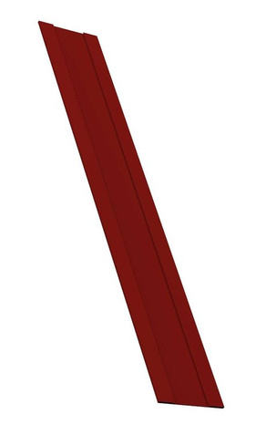 Крепежная планка жалюзи Milan,Tokyo 0,45 PE с пленкой RAL 3011 коричнево-красный