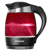 Чайник электрический StarWind SKG2214, 2200Вт, малиновый