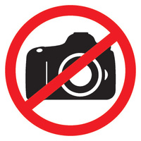 Табличка ПВХ запрещающий знак «Фотосъемка запрещена» 150х150 мм "Rexant"