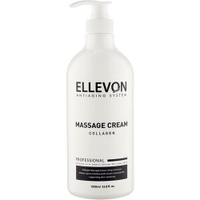 Ellevon крем для лица с коллагеном Massage Collagen Cream массажный, 1000 мл