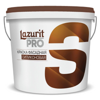 Краска Силиконовая фасадная «LAZURIT PRO» матовая (2,5 л)