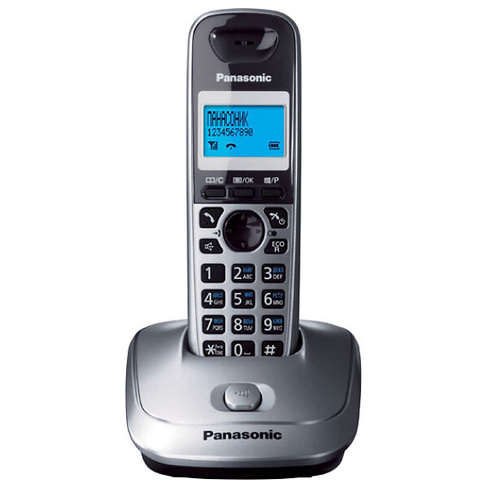 Радиотелефон Dect Panasonic KX-TG2511RUT, серый/черный