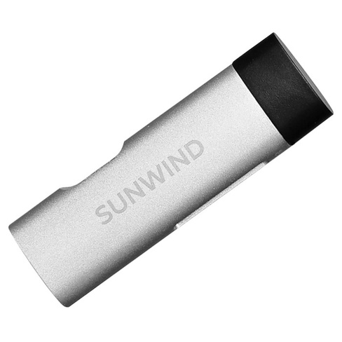 Кард-ридер внешний USB Type-C SunWind SW-CR056-S, серебристый